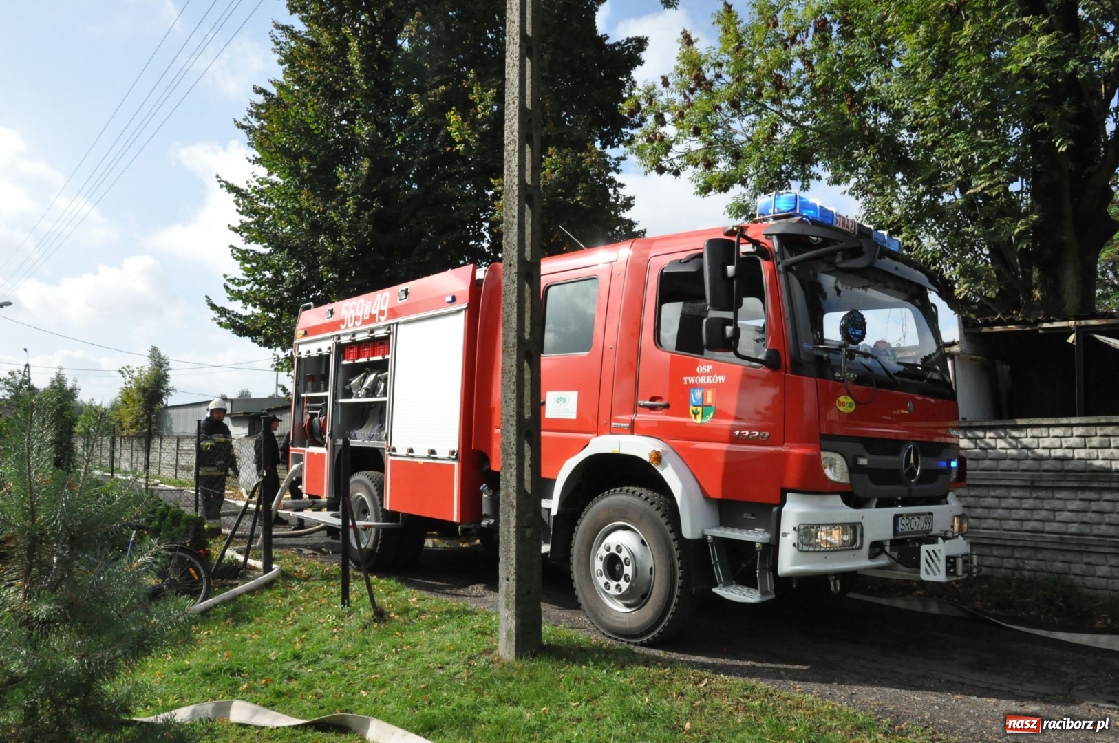 Zdjęcie w galerii na portalu naszraciborz.pl: Pożar w domu seniora! Polsko-czeskie ćwiczenia bojowe w Zabełkowie FOTO i WIDEO wiadomości z regionu