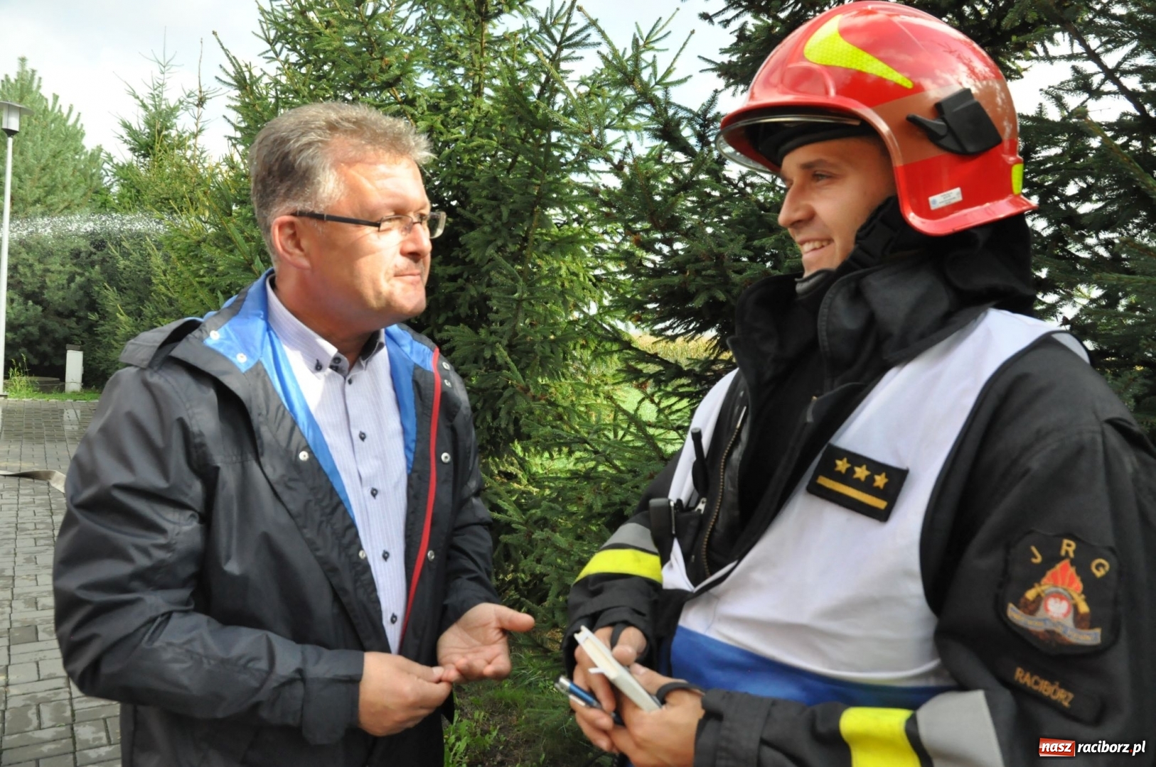 Zdjęcie w galerii na portalu naszraciborz.pl: Pożar w domu seniora! Polsko-czeskie ćwiczenia bojowe w Zabełkowie FOTO i WIDEO wiadomości z regionu