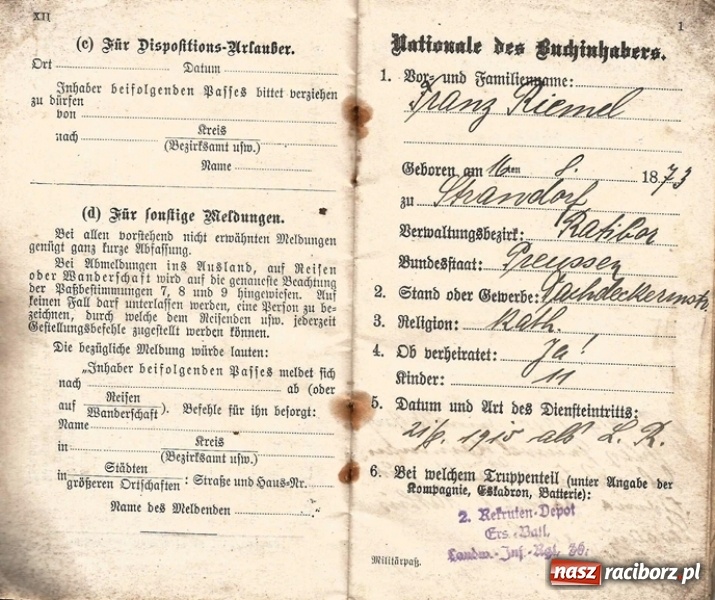 Zdjęcie w galerii na portalu naszraciborz.pl: II Rzesza pęka. Zaostrza się konflikt polsko-niemiecki wiadomości z regionu