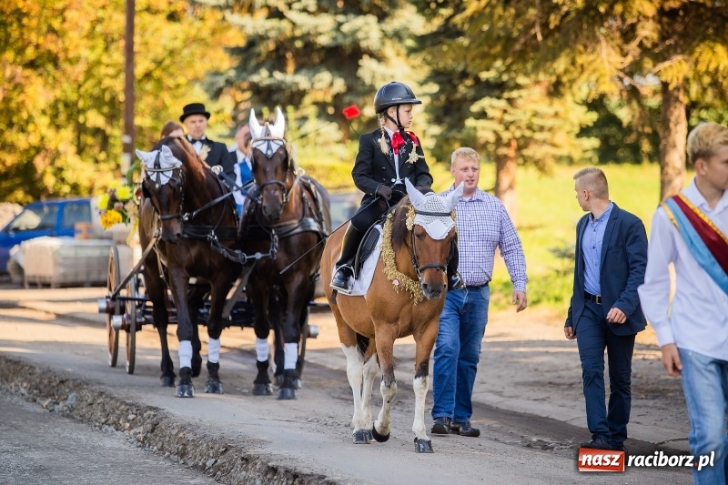 Zdjęcie w galerii na portalu naszraciborz.pl: Parafia Łubowice świętuje dożynki. Korowód ruszył z Grzegorzowic  wiadomości z regionu