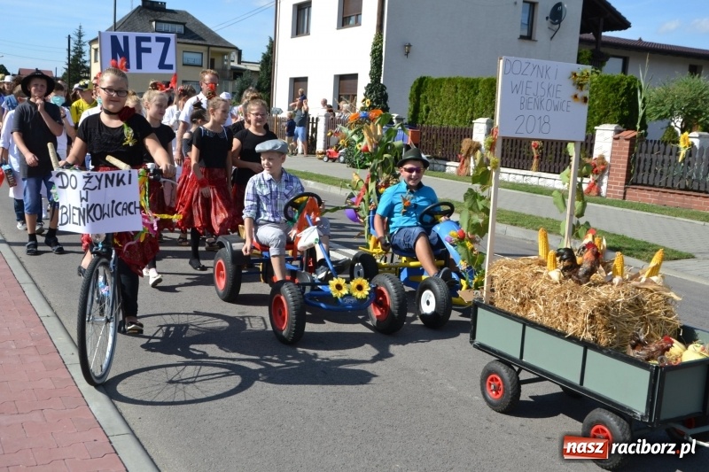 Zdjęcie w galerii na portalu naszraciborz.pl: Słoneczny patrol i delegacja z NFZ na dożynkach w Bieńkowicach  wiadomości z regionu