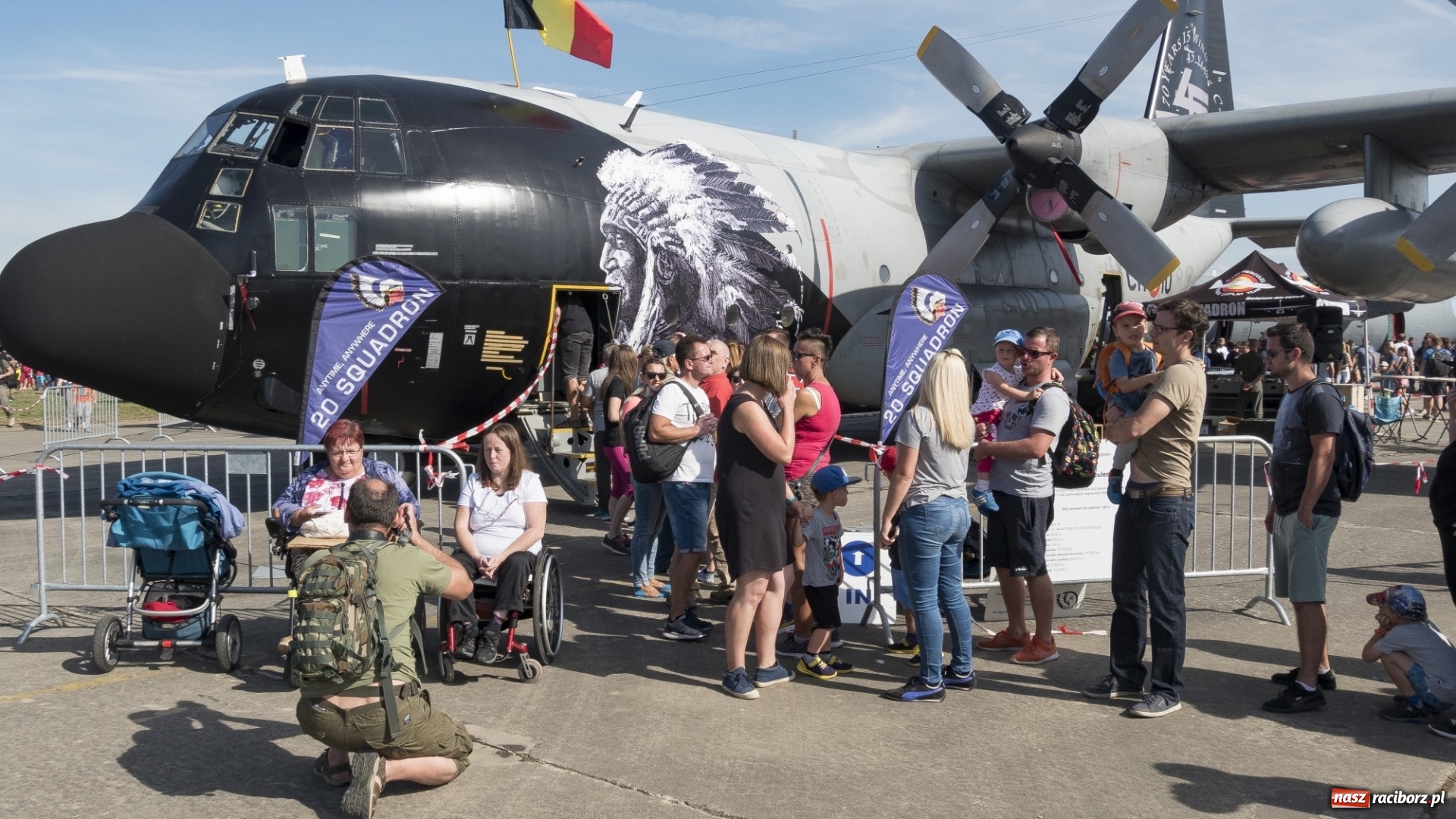 Zdjęcie w galerii na portalu naszraciborz.pl: Latająca Ostrawa! Zakończenie Dni NATO & Dni Sił Powietrznych AczR wiadomości z regionu