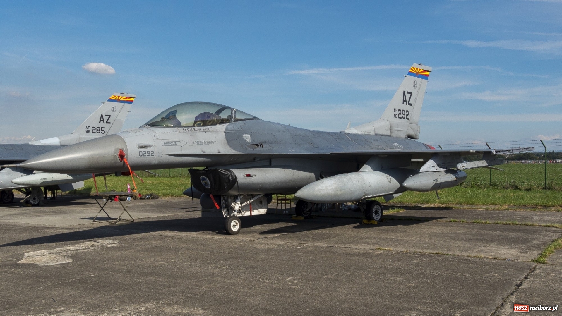 Zdjęcie w galerii na portalu naszraciborz.pl: Latająca Ostrawa! Zakończenie Dni NATO & Dni Sił Powietrznych AczR wiadomości z regionu