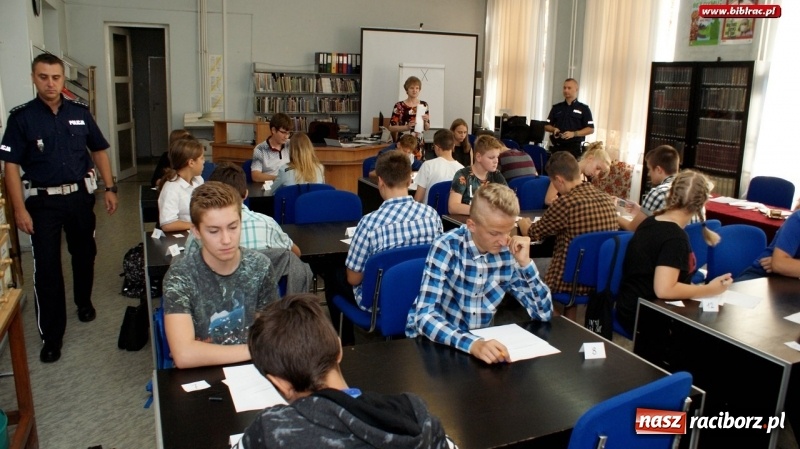 Zdjęcie w galerii na portalu naszraciborz.pl: Konkurs Wiedzy o Ruchu Drogowym w raciborskiej bibliotece  wiadomości z regionu