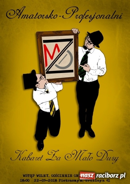 Zdjęcie w galerii na portalu naszraciborz.pl: Kabaret Za Mało Duży debiutuje na scenie  wiadomości z regionu