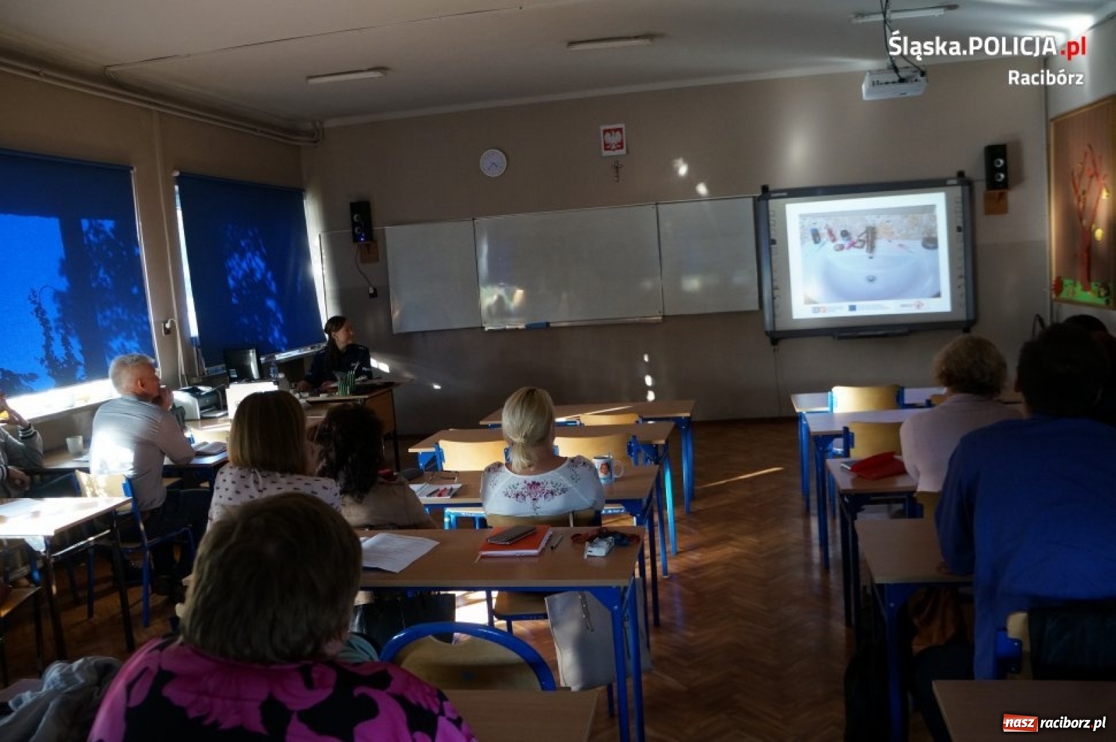 Zdjęcie w galerii na portalu naszraciborz.pl: Działania Drugstop. Szkolenie rady pedagogicznej szkoły w Bieńkowicach wiadomości z regionu