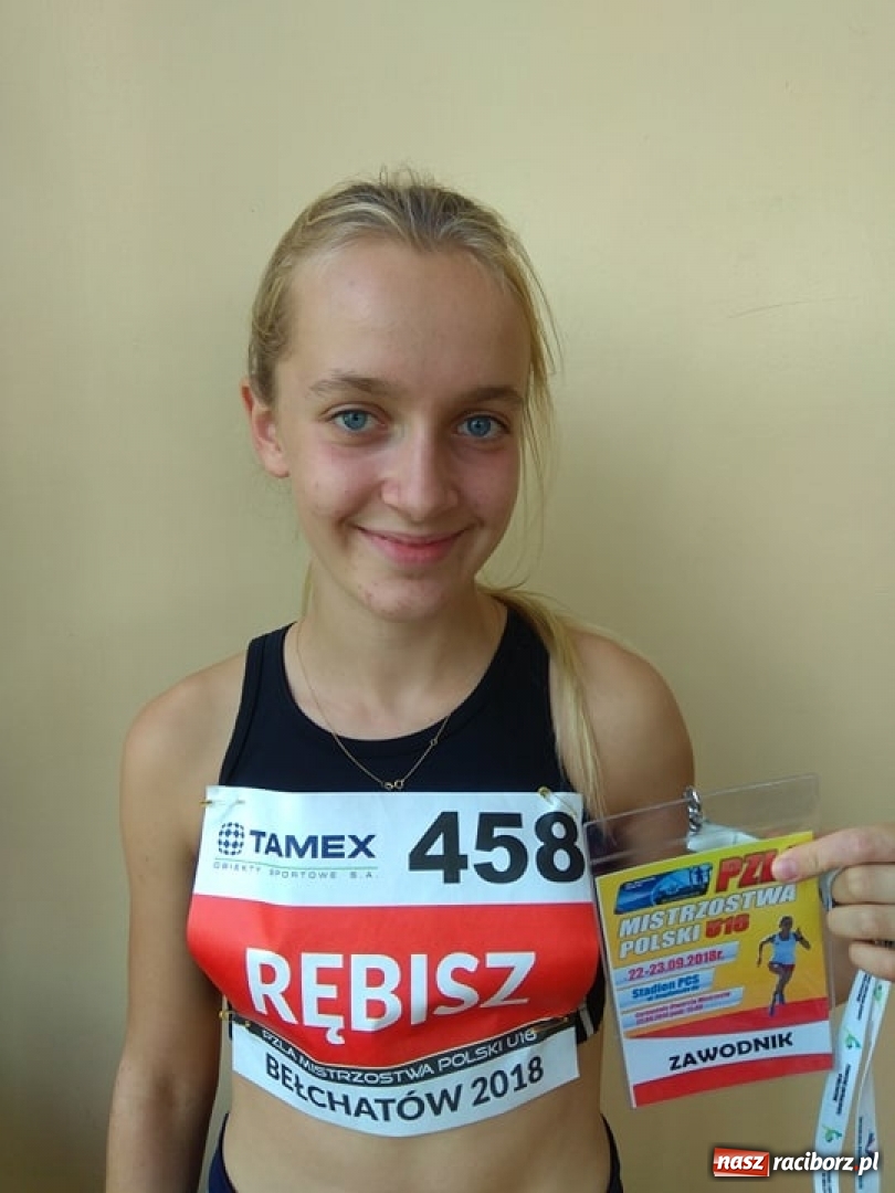 Zdjęcie w galerii na portalu naszraciborz.pl: Debiut Patrycji Rębisz z rekordem życiowym wiadomości z regionu