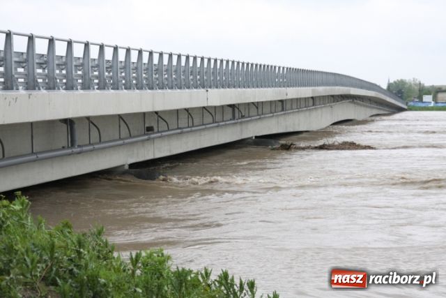 Zdjęcie w galerii na portalu naszraciborz.pl: Poziom wody spada wiadomości z regionu