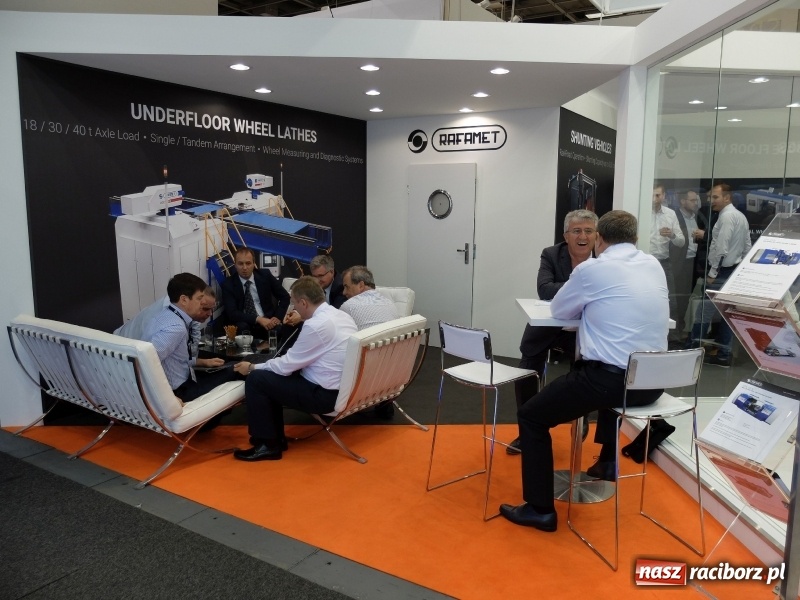 Zdjęcie w galerii na portalu naszraciborz.pl: Rafamet S.A. na największych na świecie targach transportu szynowego InnoTrans 2018 w Berlinie wiadomości z regionu
