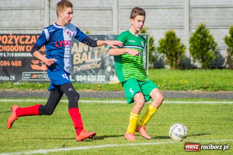 Zdjęcie w galerii na portalu naszraciborz.pl: Juniorzy starsi: Wicelider z Tworkowa lepszy od Lysek wiadomości z regionu
