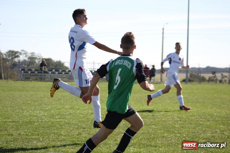Zdjęcie w galerii na portalu naszraciborz.pl: Juniorskie derby gminy dla Krzanowic wiadomości z regionu