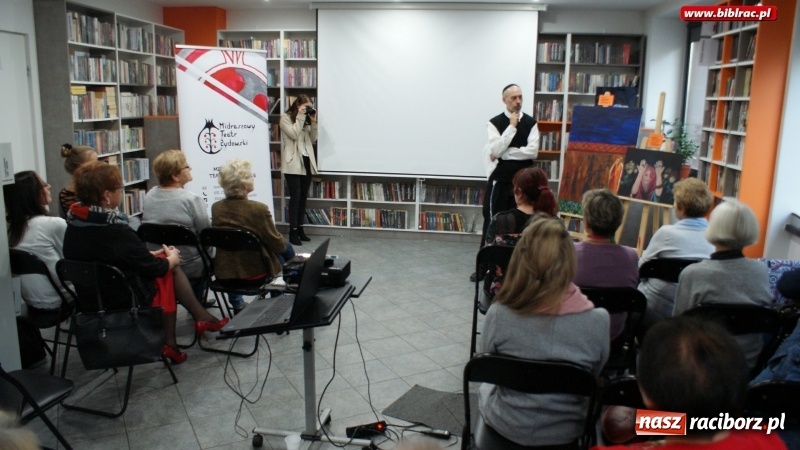 Zdjęcie w galerii na portalu naszraciborz.pl: Wesele żydowskie sefardyjskie. Wykład i wystawa w bibliotece na Ostrogu wiadomości z regionu