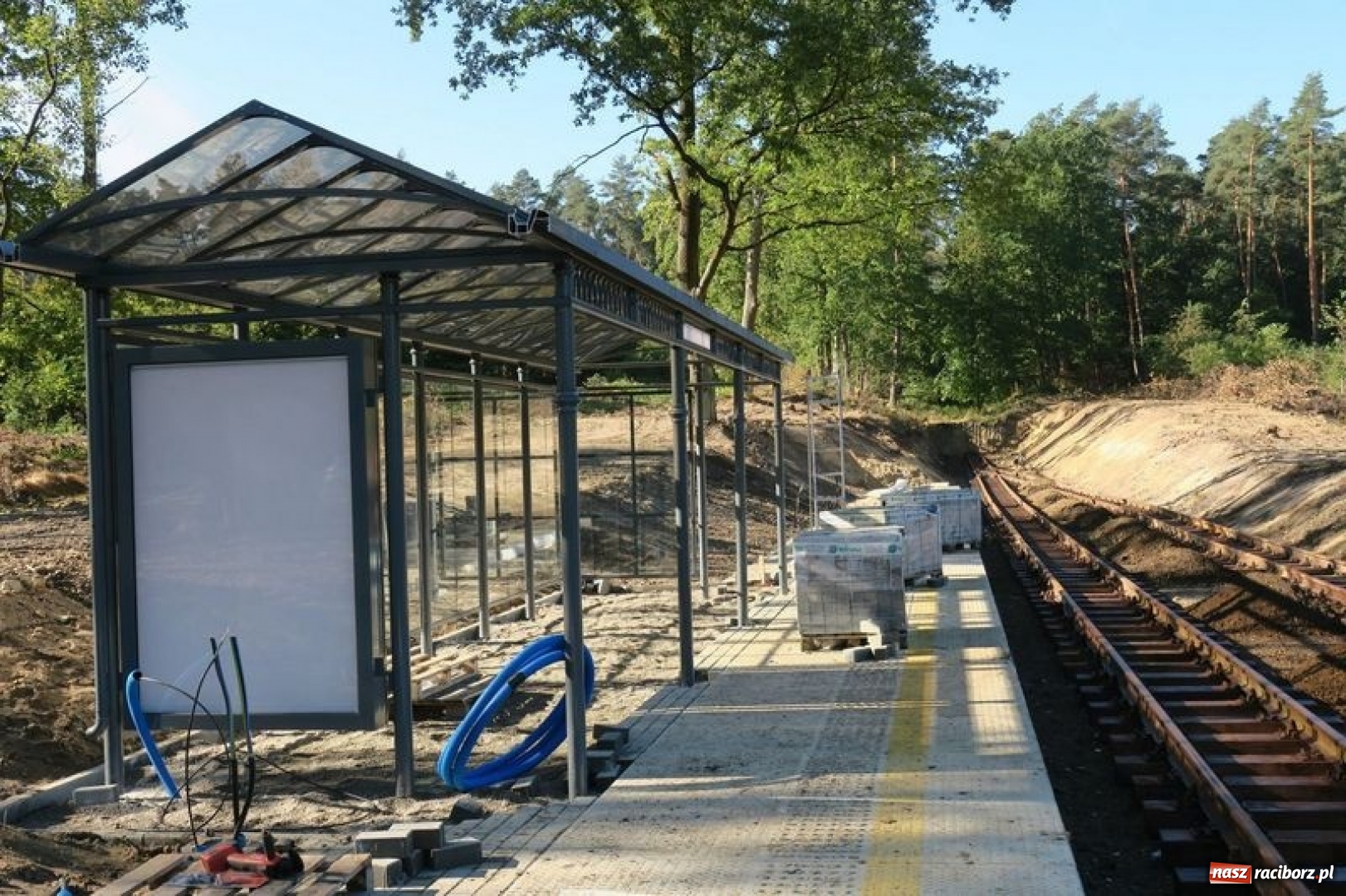 Zdjęcie w galerii na portalu naszraciborz.pl: Wąskotorówką przez jesienny las wiadomości z regionu