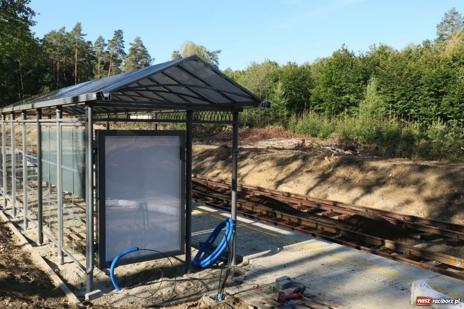 Zdjęcie w galerii na portalu naszraciborz.pl: Wąskotorówką przez jesienny las wiadomości z regionu