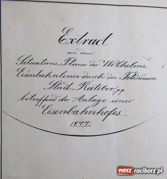 Zdjęcie w galerii na portalu naszraciborz.pl: W raciborskim archiwum odkryto plan śródmieścia z 1844 roku  wiadomości z regionu