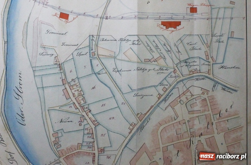 Zdjęcie w galerii na portalu naszraciborz.pl: W raciborskim archiwum odkryto plan śródmieścia z 1844 roku  wiadomości z regionu