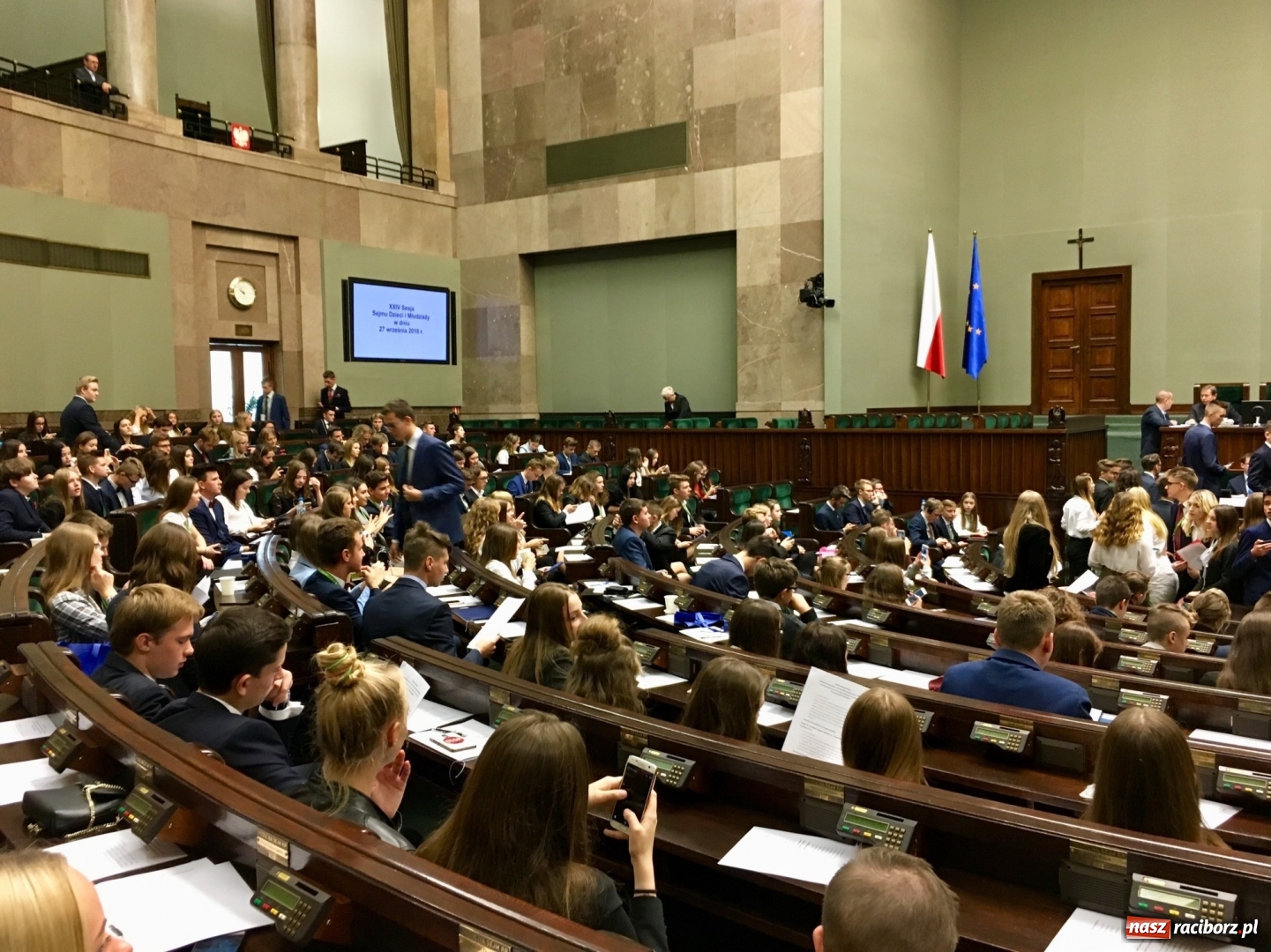 Zdjęcie w galerii na portalu naszraciborz.pl: Uczeń z powiatu raciborskiego posłem Sejmu Dzieci i Młodzieży wiadomości z regionu