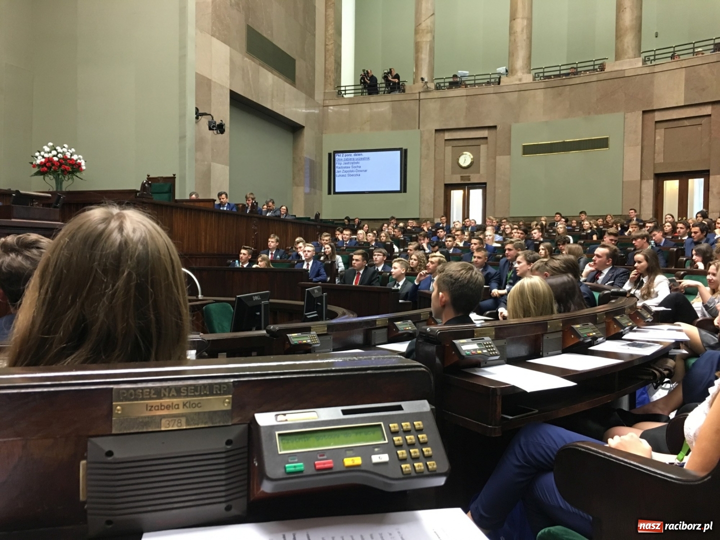 Zdjęcie w galerii na portalu naszraciborz.pl: Uczeń z powiatu raciborskiego posłem Sejmu Dzieci i Młodzieży wiadomości z regionu