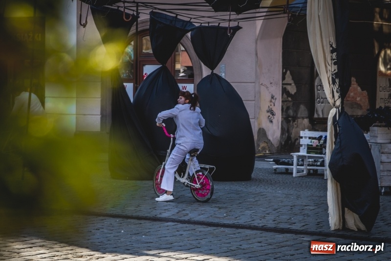 Zdjęcie w galerii na portalu naszraciborz.pl: Artyści wyszli w plener, czyli Bajczarz na raciborskim Rynku wiadomości z regionu