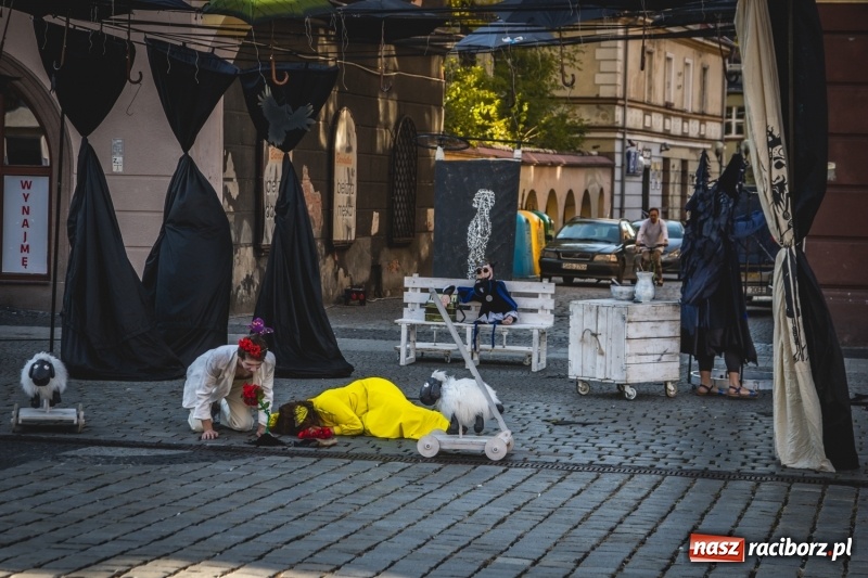 Zdjęcie w galerii na portalu naszraciborz.pl: Artyści wyszli w plener, czyli Bajczarz na raciborskim Rynku wiadomości z regionu
