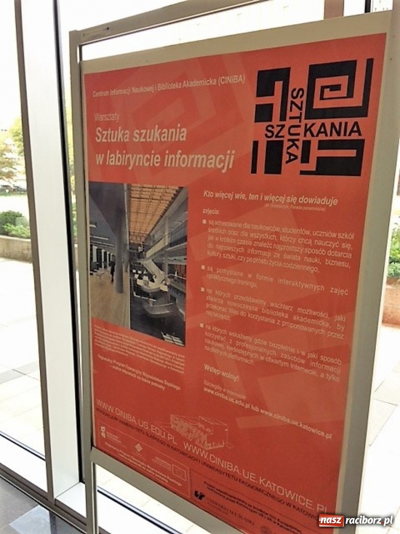 Zdjęcie w galerii na portalu naszraciborz.pl: Wizyta uczniów Liceum Plastycznego w Centrum Informacji Naukowej i Bibliotece Akademickiej w Katowicach wiadomości z regionu