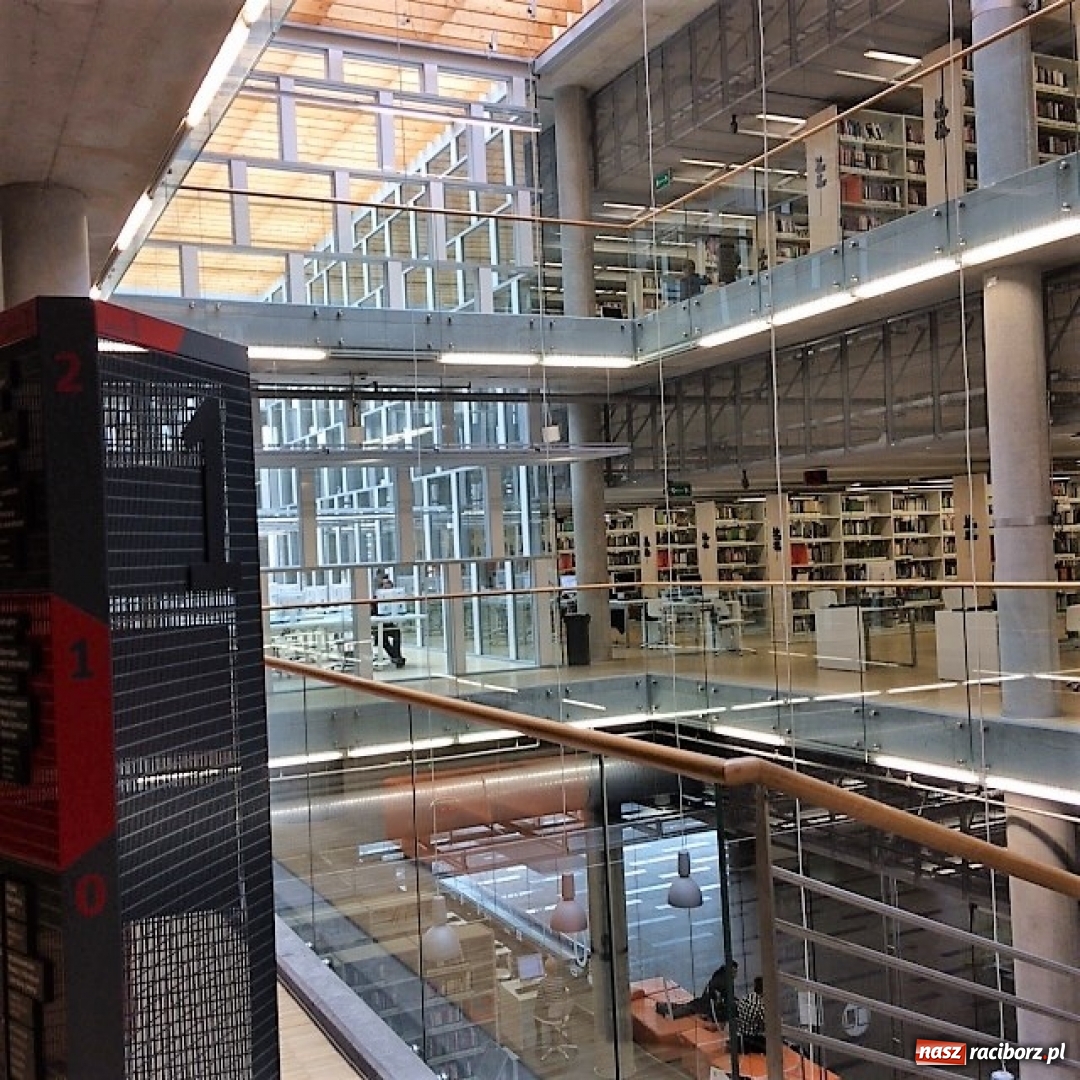 Zdjęcie w galerii na portalu naszraciborz.pl: Wizyta uczniów Liceum Plastycznego w Centrum Informacji Naukowej i Bibliotece Akademickiej w Katowicach wiadomości z regionu