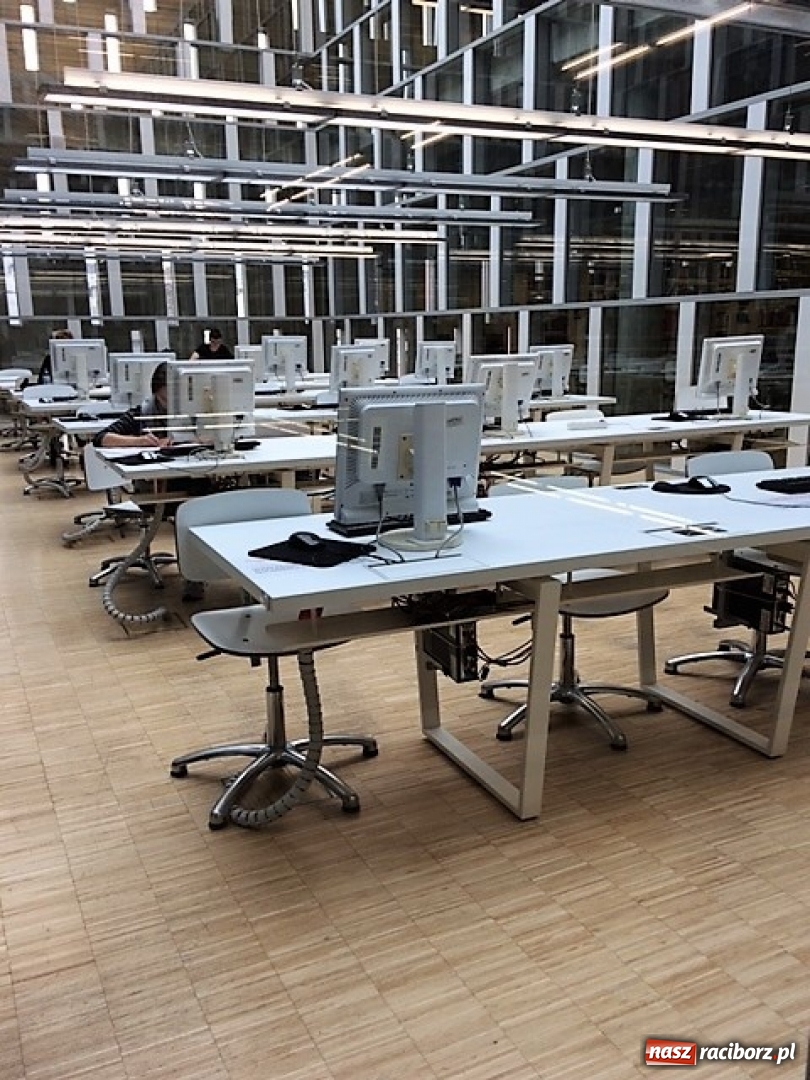 Zdjęcie w galerii na portalu naszraciborz.pl: Wizyta uczniów Liceum Plastycznego w Centrum Informacji Naukowej i Bibliotece Akademickiej w Katowicach wiadomości z regionu