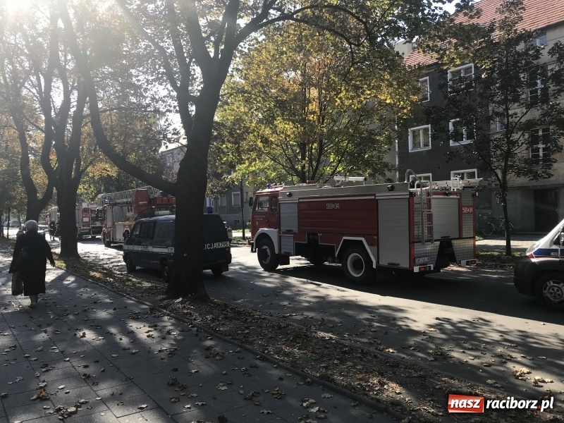 Zdjęcie w galerii na portalu naszraciborz.pl: Zadymienie w mieszkaniu przy Skłodowskiej FOTO  wiadomości z regionu