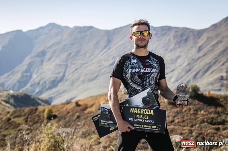 Zdjęcie w galerii na portalu naszraciborz.pl: Grzegorz Gurecki z Raciborza zwycięzcą Runmageddon Global w Gruzji wiadomości z regionu