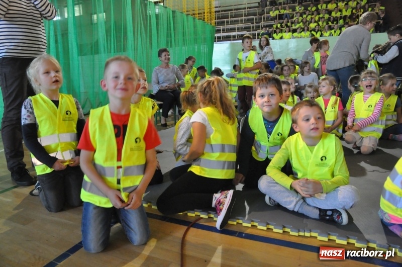 Zdjęcie w galerii na portalu naszraciborz.pl: Ministrowie edukacji oraz sprawiedliwości w Kuźni Raciborskiej. Razem z aktorem rozdawali kamizelki odblaskowe FOTO i WIDEO wiadomości z regionu