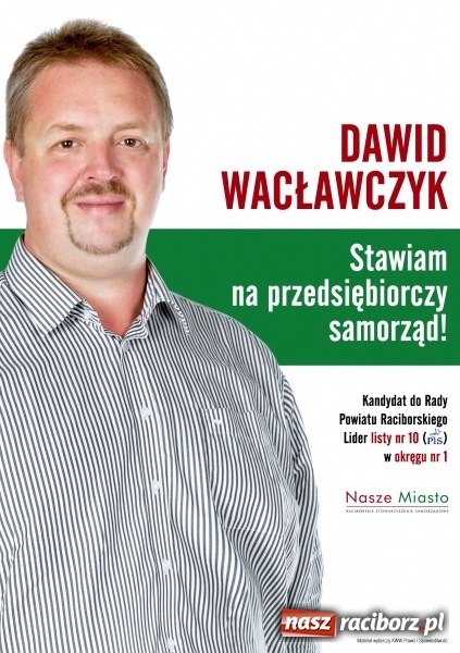 Zdjęcie w galerii na portalu naszraciborz.pl: Dawid Wacławczyk: Kim jestem? Po co startuję?  wiadomości z regionu