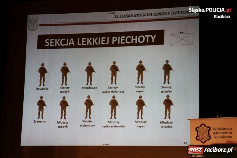Zdjęcie w galerii na portalu naszraciborz.pl: Raciborscy policjanci na III Konferencji Organizacji Proobronnych i Klas Mundurowych w Kuźni Raciborskiej wiadomości z regionu