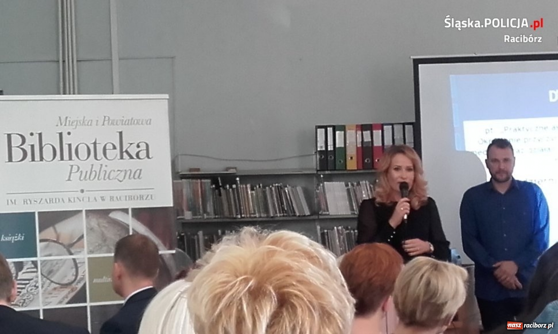 Zdjęcie w galerii na portalu naszraciborz.pl: Raciborscy dzielnicowi wzięli udział w debacie o mediacji wiadomości z regionu