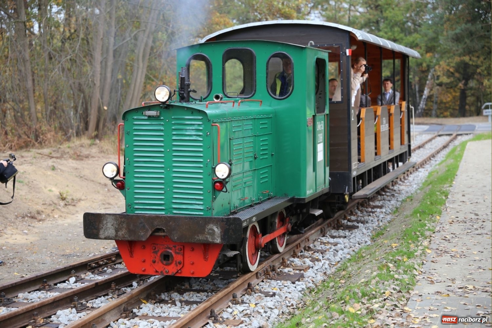 Zdjęcie w galerii na portalu naszraciborz.pl: Trasa kolejki wąskotorowej stała się dłuższa. Teraz pociąg dojedzie do Stodół wiadomości z regionu