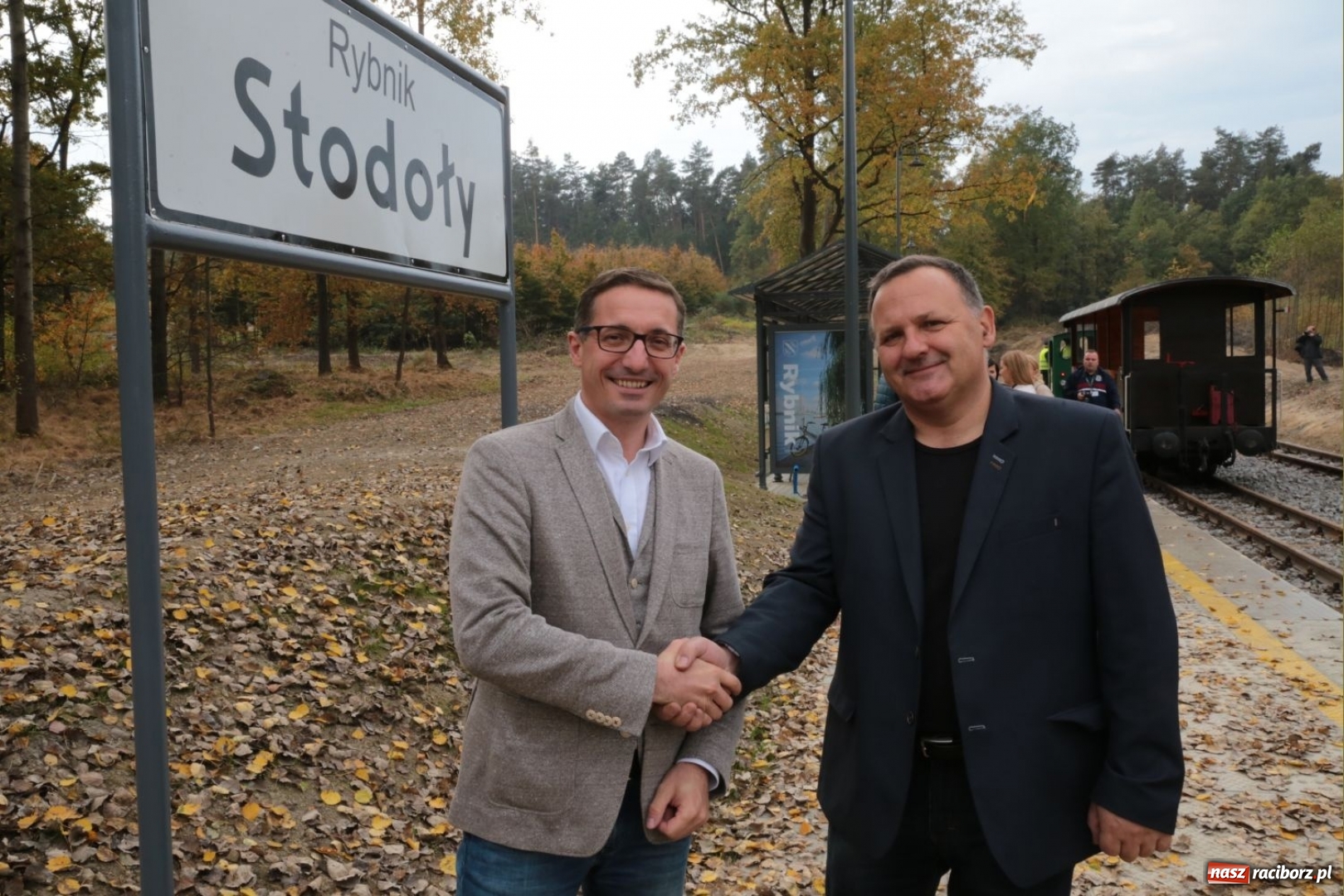 Zdjęcie w galerii na portalu naszraciborz.pl: Trasa kolejki wąskotorowej stała się dłuższa. Teraz pociąg dojedzie do Stodół wiadomości z regionu