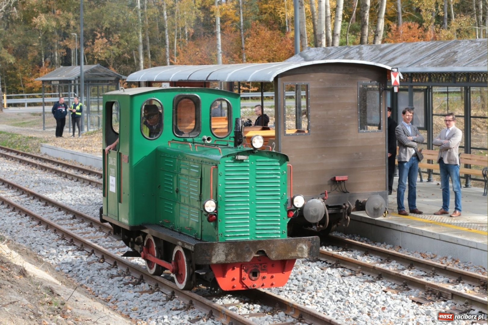 Zdjęcie w galerii na portalu naszraciborz.pl: Trasa kolejki wąskotorowej stała się dłuższa. Teraz pociąg dojedzie do Stodół wiadomości z regionu