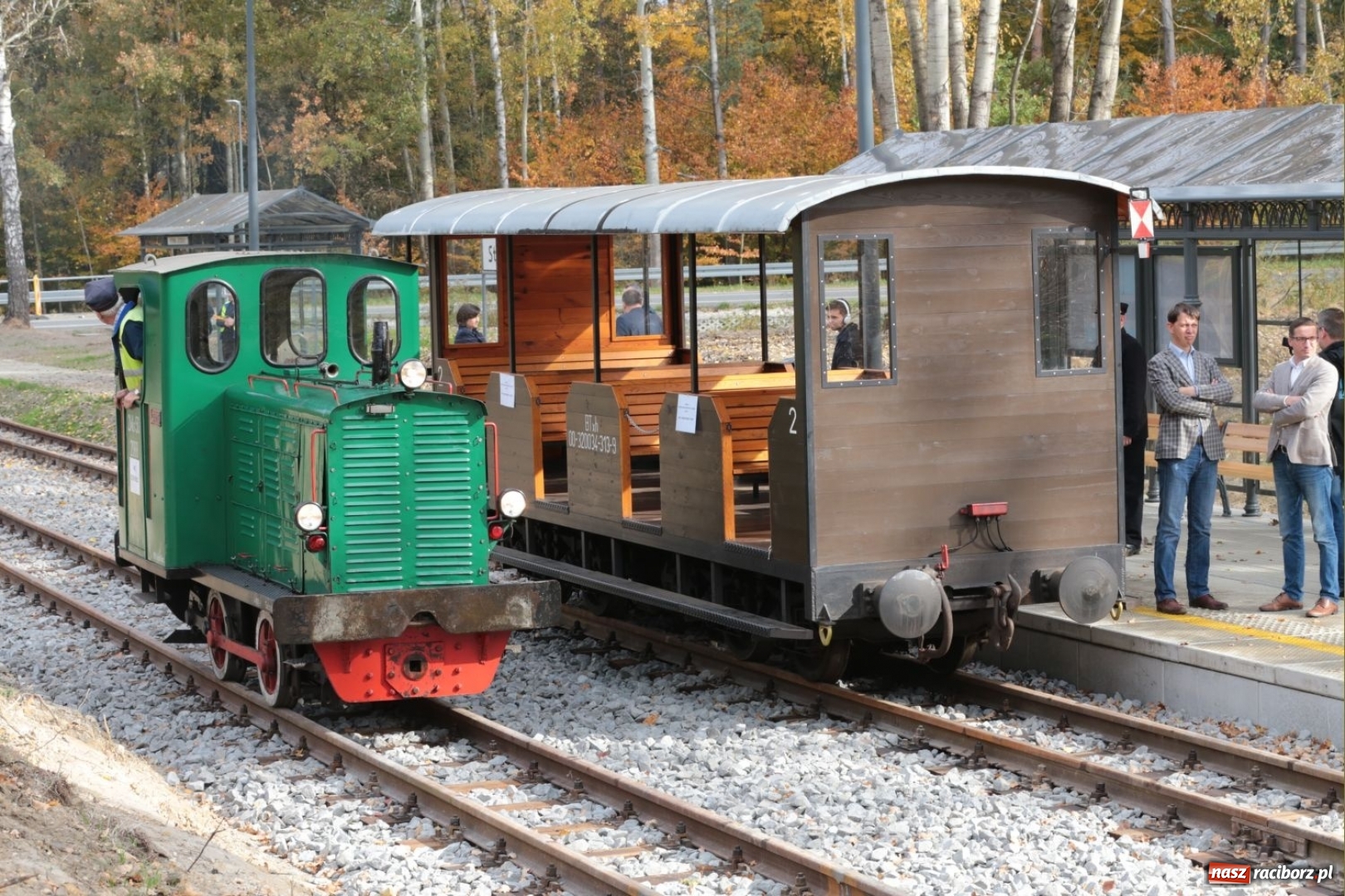 Zdjęcie w galerii na portalu naszraciborz.pl: Trasa kolejki wąskotorowej stała się dłuższa. Teraz pociąg dojedzie do Stodół wiadomości z regionu