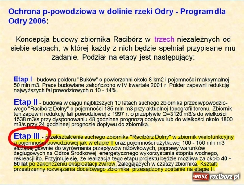 Zdjęcie w galerii na portalu naszraciborz.pl: Ktoś tu odleciał? Kontrkandydaci Dariusza Polowego ostro zareagowali na jego wpis o mokrym zbiorniku Racibórz wiadomości z regionu
