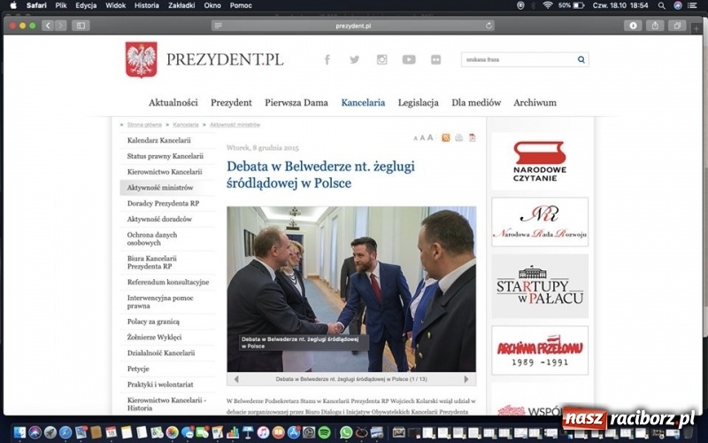 Zdjęcie w galerii na portalu naszraciborz.pl: Ktoś tu odleciał? Kontrkandydaci Dariusza Polowego ostro zareagowali na jego wpis o mokrym zbiorniku Racibórz wiadomości z regionu