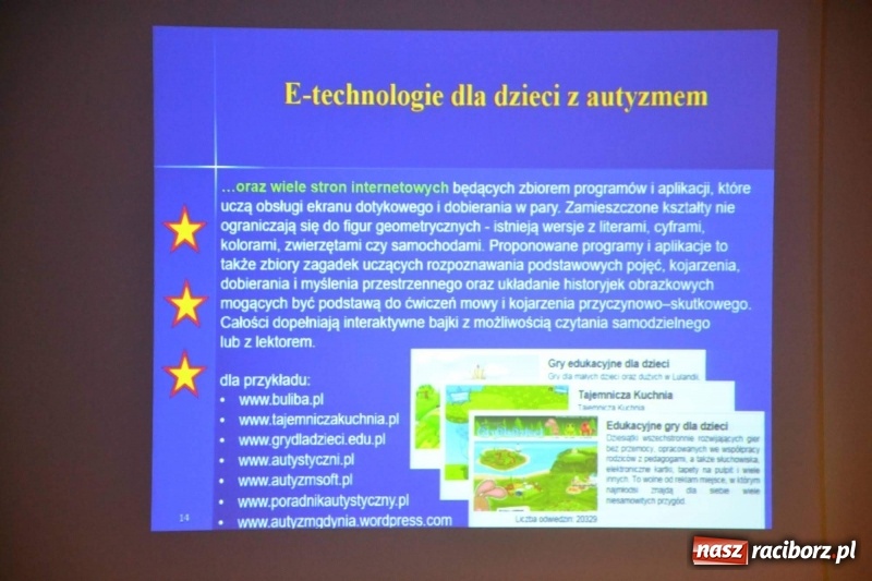 Zdjęcie w galerii na portalu naszraciborz.pl: Autyzm. Codzienność… Sytuacje społeczne - konferencja na zamku  wiadomości z regionu