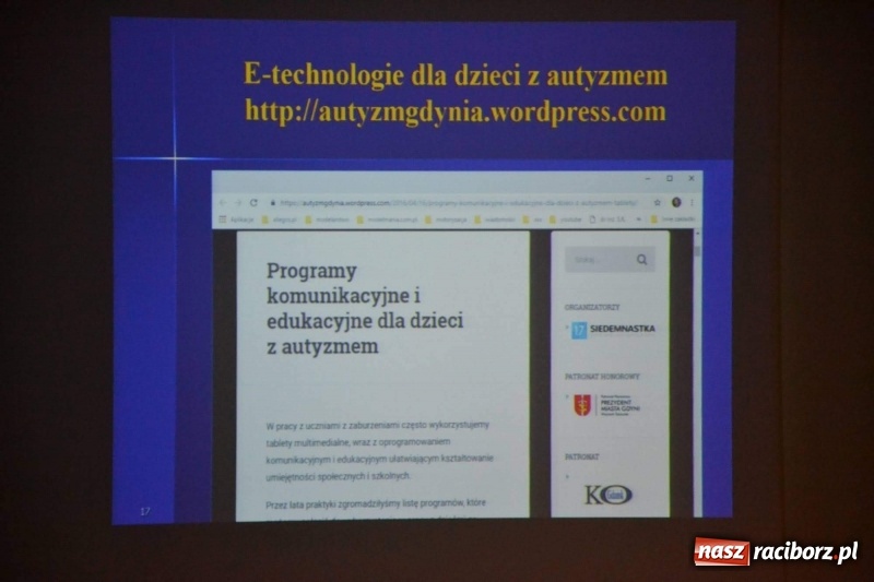 Zdjęcie w galerii na portalu naszraciborz.pl: Autyzm. Codzienność… Sytuacje społeczne - konferencja na zamku  wiadomości z regionu