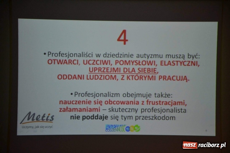 Zdjęcie w galerii na portalu naszraciborz.pl: Autyzm. Codzienność… Sytuacje społeczne - konferencja na zamku  wiadomości z regionu