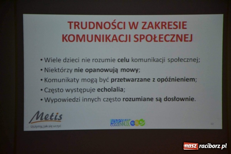 Zdjęcie w galerii na portalu naszraciborz.pl: Autyzm. Codzienność… Sytuacje społeczne - konferencja na zamku  wiadomości z regionu