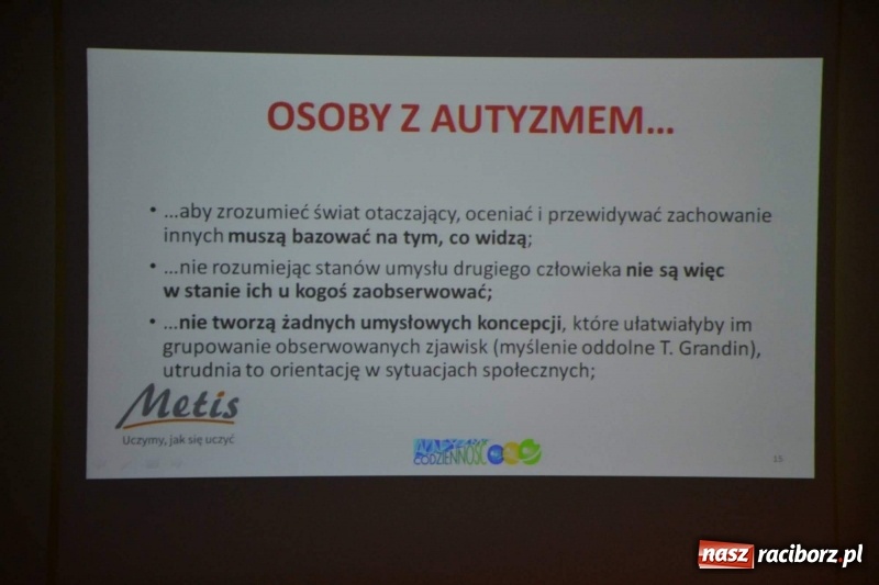 Zdjęcie w galerii na portalu naszraciborz.pl: Autyzm. Codzienność… Sytuacje społeczne - konferencja na zamku  wiadomości z regionu