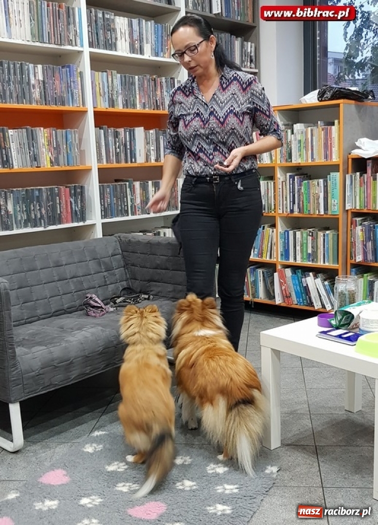 Zdjęcie w galerii na portalu naszraciborz.pl: O dogoterapii w Klubie Przyjaciół Biblioteki na Ostrogu  wiadomości z regionu