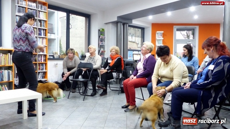 Zdjęcie w galerii na portalu naszraciborz.pl: O dogoterapii w Klubie Przyjaciół Biblioteki na Ostrogu  wiadomości z regionu