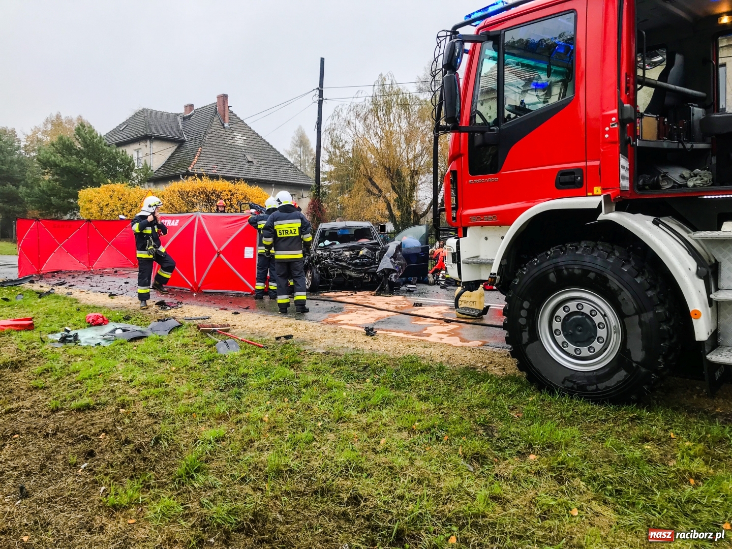 Zdjęcie w galerii na portalu naszraciborz.pl: Tragedia w Raciborzu Markowicach. Zginęło małżeństwo. Sprawca nietrzeźwy wiadomości z regionu