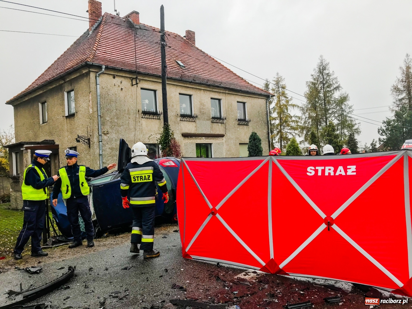Zdjęcie w galerii na portalu naszraciborz.pl: Tragedia w Raciborzu Markowicach. Zginęło małżeństwo. Sprawca nietrzeźwy wiadomości z regionu