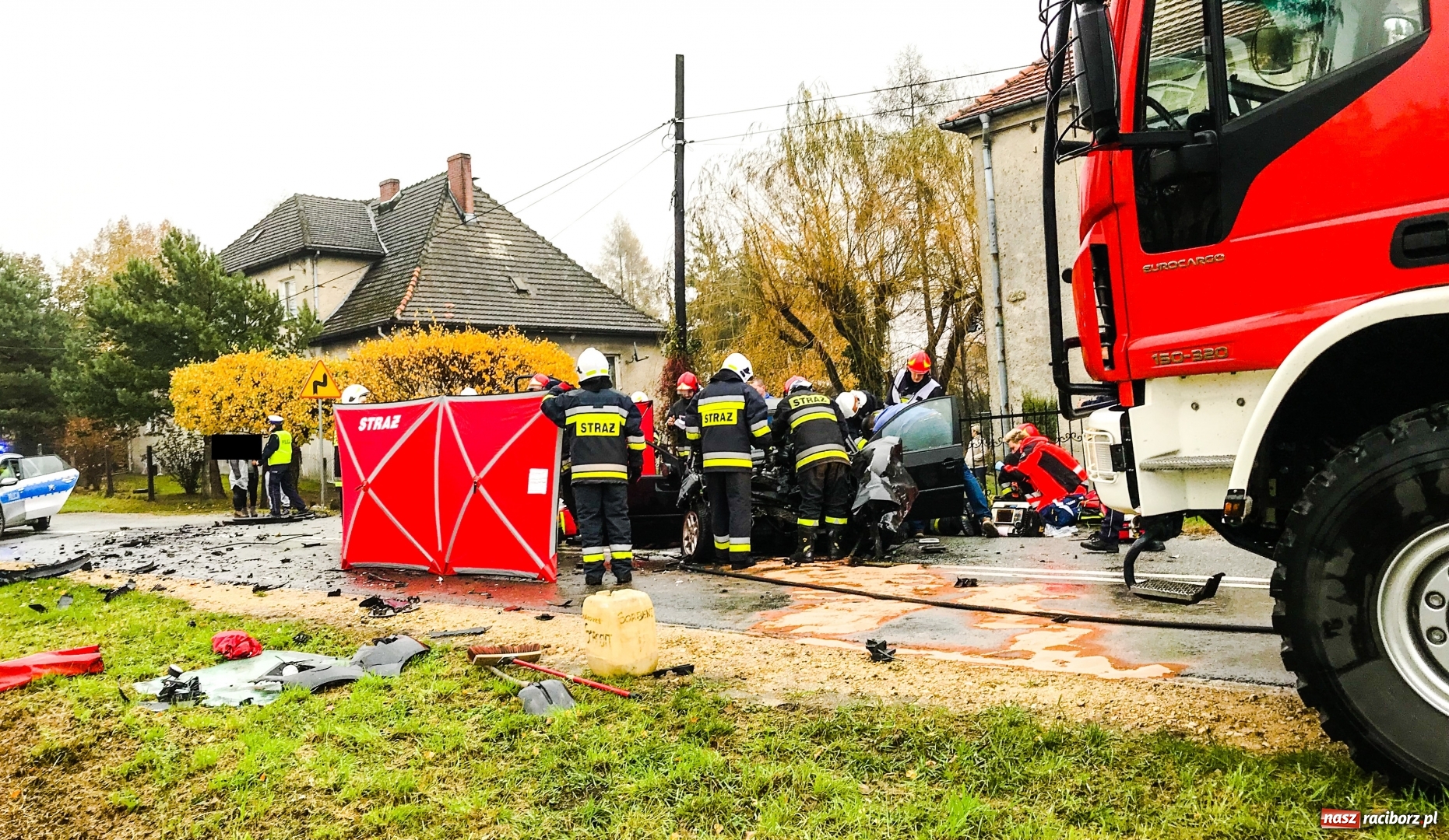 Zdjęcie w galerii na portalu naszraciborz.pl: Tragedia w Raciborzu Markowicach. Zginęło małżeństwo. Sprawca nietrzeźwy wiadomości z regionu