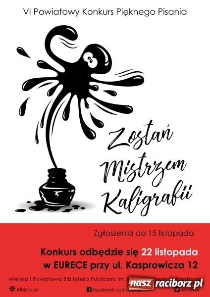 Zdjęcie w galerii na portalu naszraciborz.pl: Zostań Mistrzem Kaligrafii! Konkurs Pięknego Pisania w raciborskiej bibliotece wiadomości z regionu